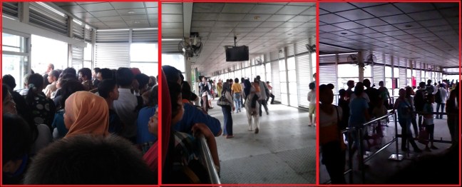 shelter dan antrian busway di harmoni