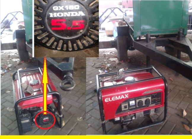 Generator Set bermesin Honda GX 160