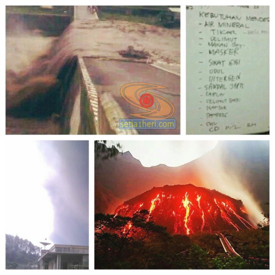 kondisi erupsi gunung kelud