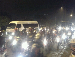 arus mudik pemotor juli 2014
