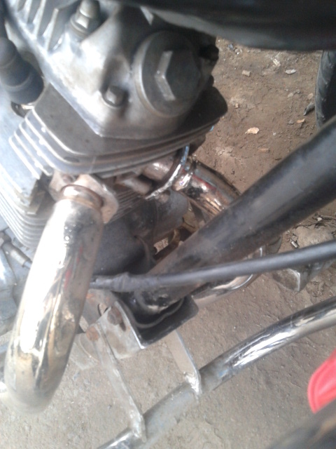 Honda Tiger dua header