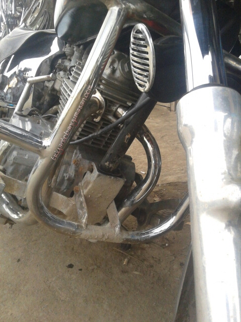 modifikasi head honda tiger dual exhaust