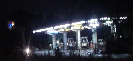 SPBU Pertamina Kelapa Gading Saya potret dari depan SPBU Shell