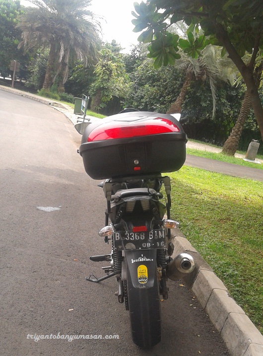 pasang box Kappa K42 di pulsar