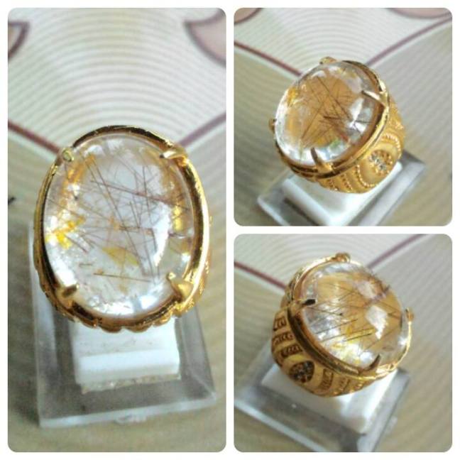 Kecubung rambut emas