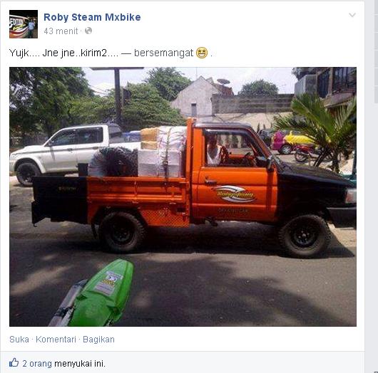 Gambar dari akun palsu