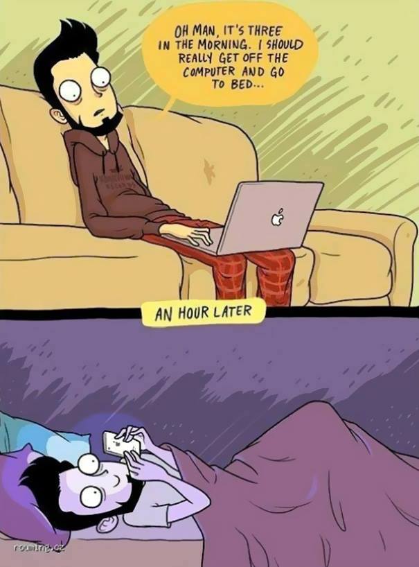 main ponsel sambil tiduran