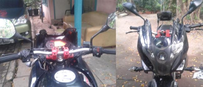 dari atas tangki nampak bagus, dari depan nampak katro bener :D