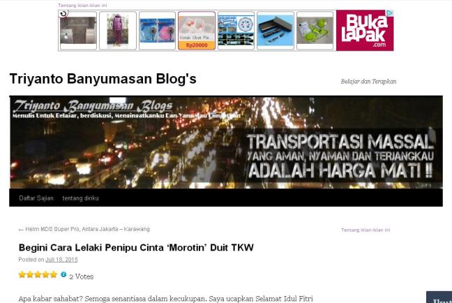 Bukalapak on worpress