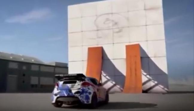 mobil Siap-siap memanjat dinding