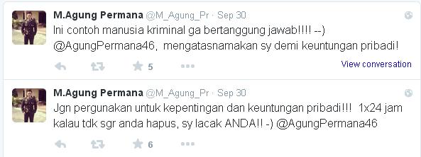 si akun polgad di twitter langsung deactive