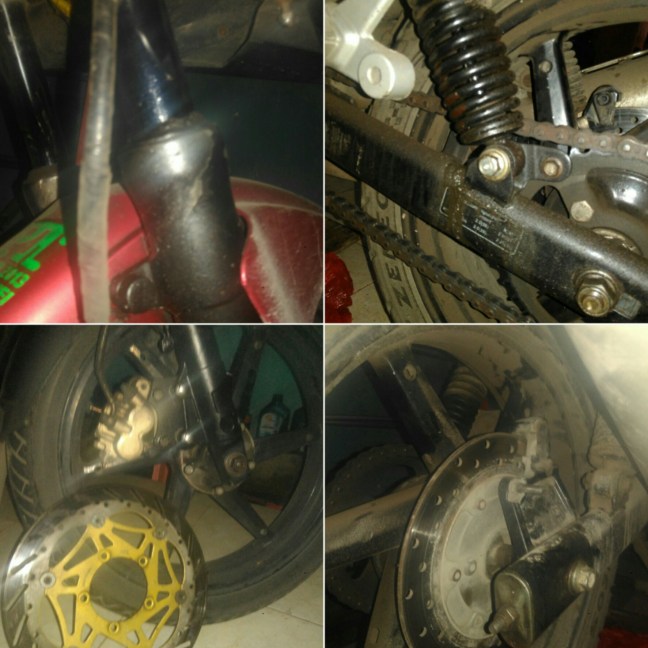 Kerusakan rem pulsar 220